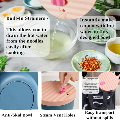 Ai Love Peace Ramen Bowl, Ramen Cooker