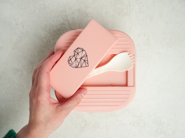 Ai Love Peace Glass Lunch Container – Perfect for On-the-Go Meals