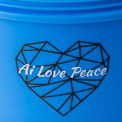 Ai Love Peace Ramen Bowl, Ramen Cooker, Microwave Ramen Bowl, Large Noodle Bowl 40 oz,Microwave Bowl with Lid, Portable Noodle Bowls, Ramen Bowl Microwavable for Home Office Dorm Room College gift.