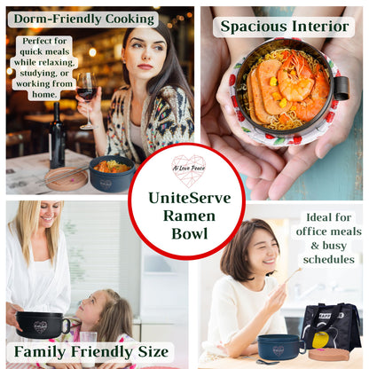 Ai Love Peace Ramen Bowl, Ramen Cooker