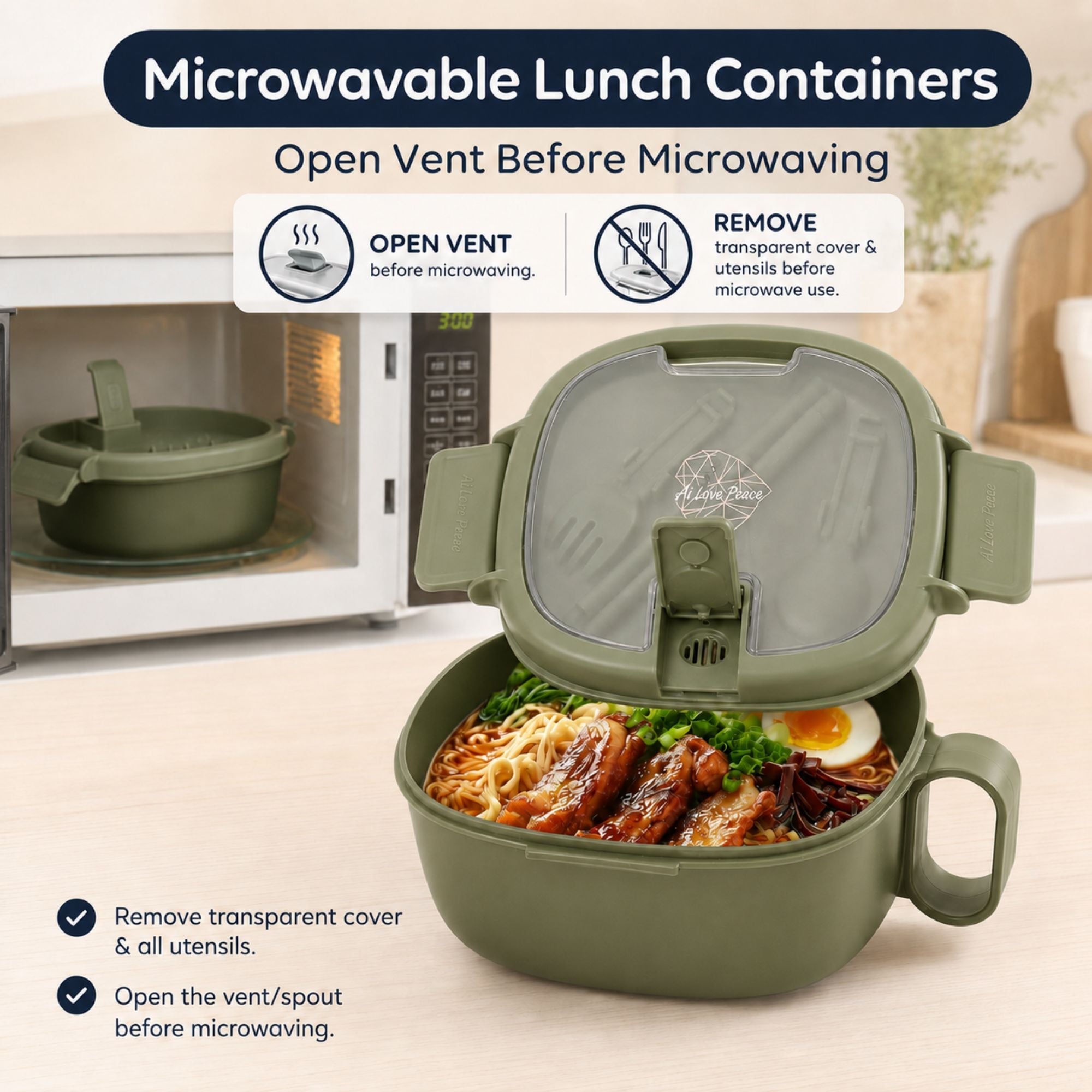 microwave lunch container